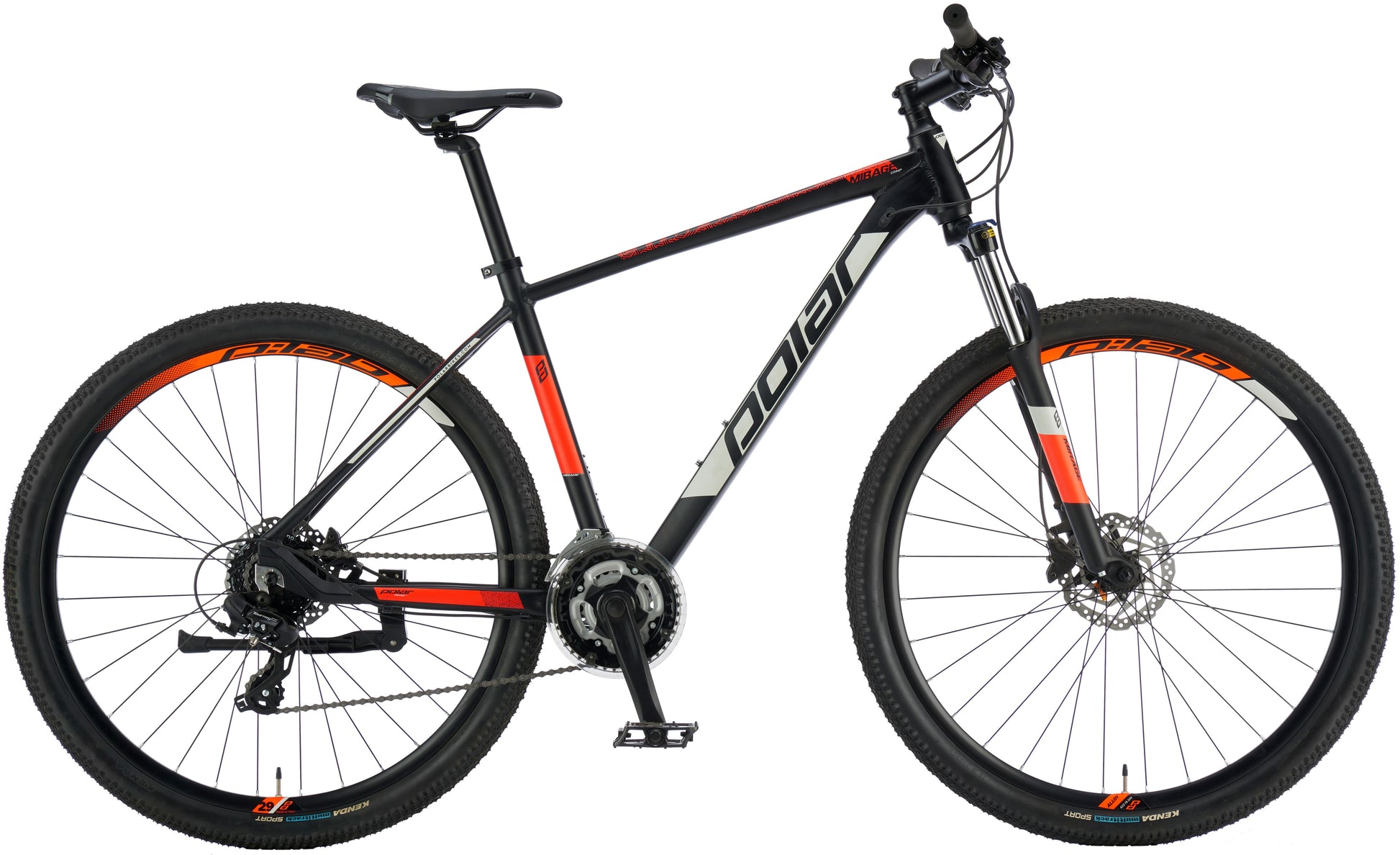 polar mountainbike Polar Mirage Comp Black Orange – Kolesar Viktor
